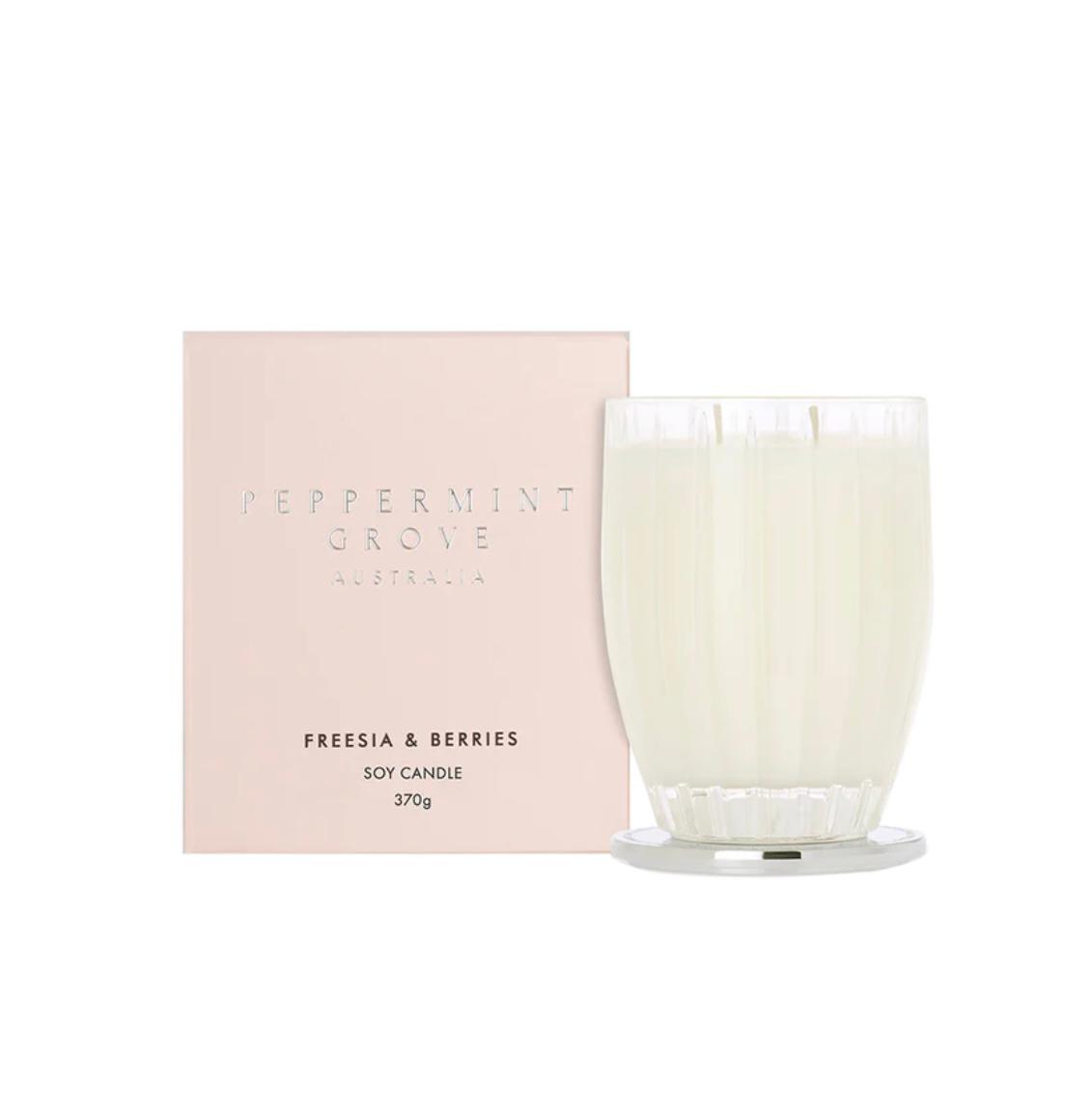 (Peppermint Grove) Freesia & Berries Soy Candle