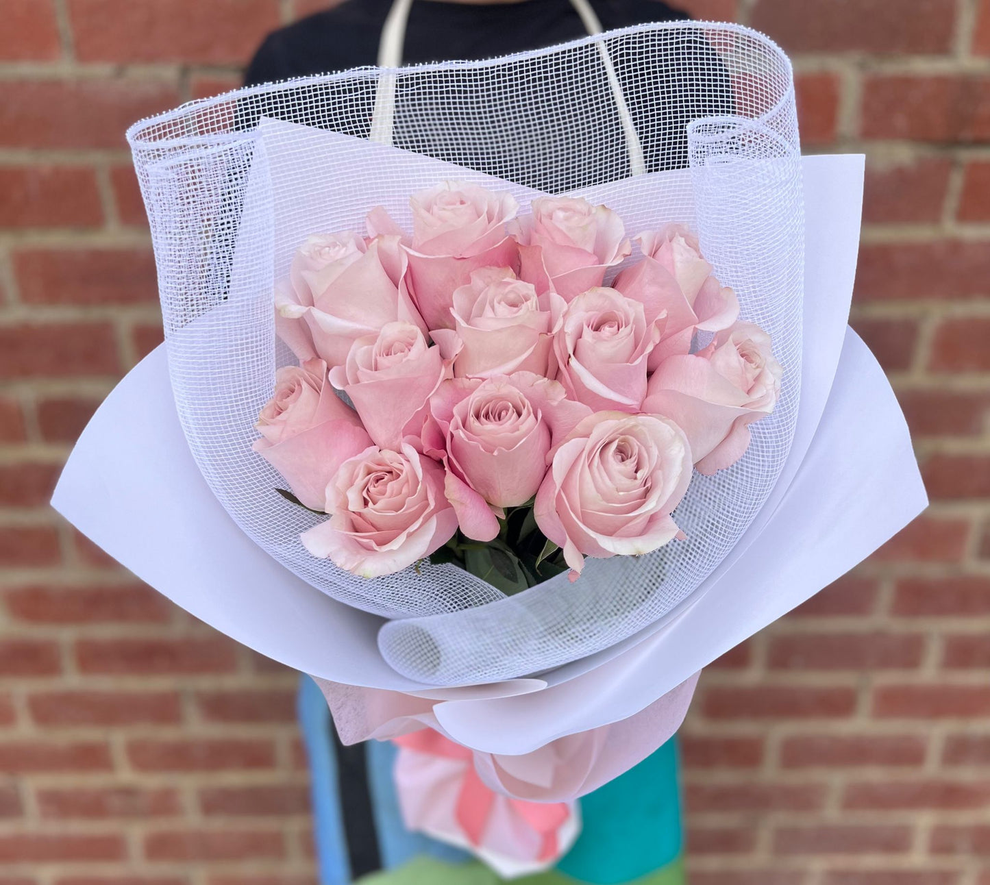 Premium Dozen Blush Pink Roses