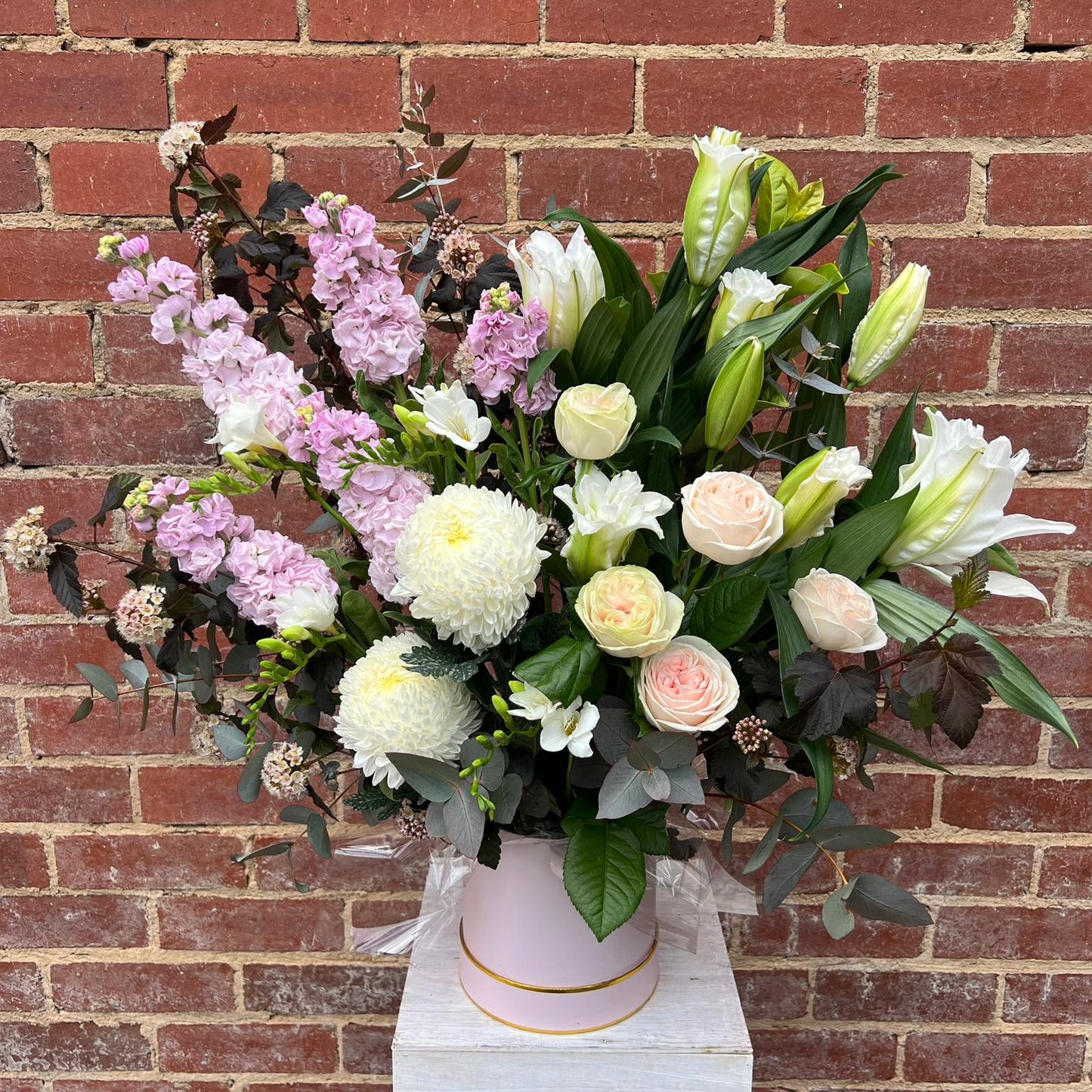 Pastel Flower Hatbox