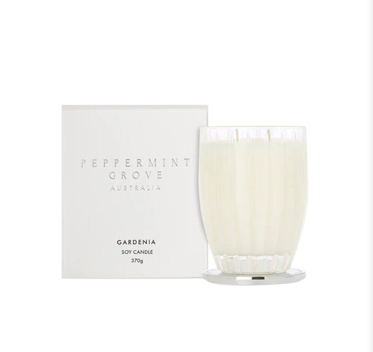 (Peppermint Grove) Gardenia Soy Candle