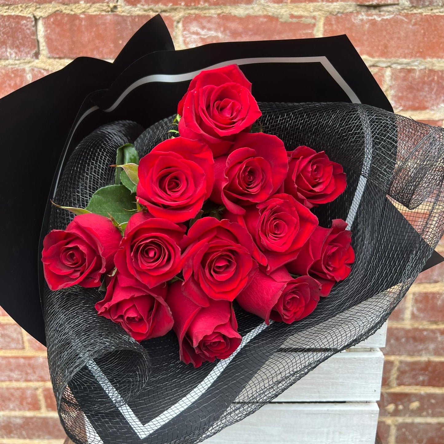 Premium Dozen Red Roses