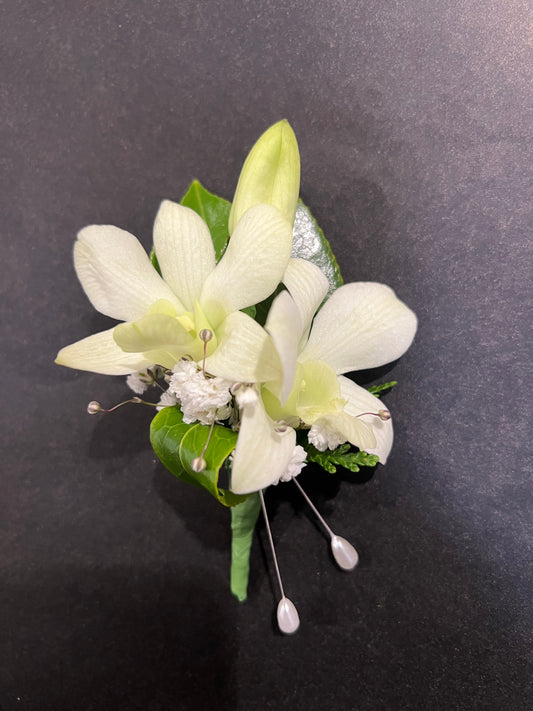 Orchid Buttonhole