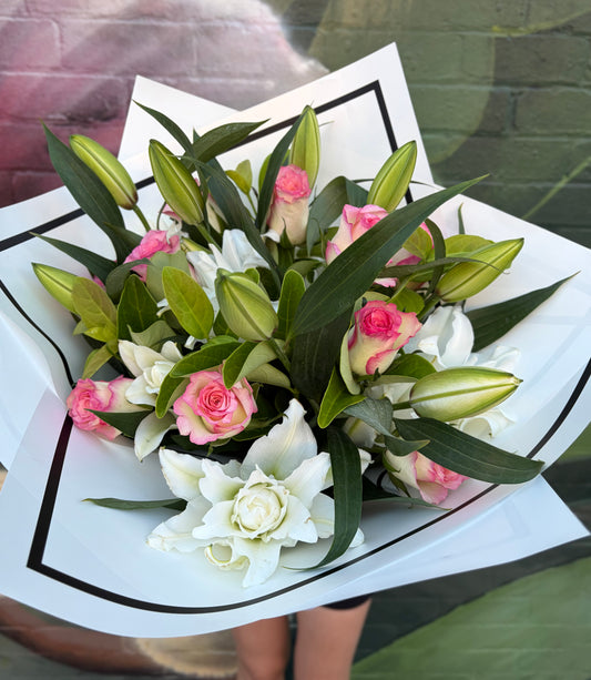 Roselily & Rose Bouquet